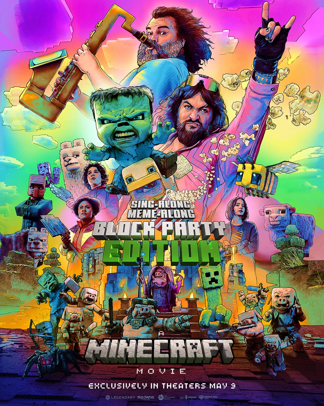 A Minecraft Movie Block Party Edition